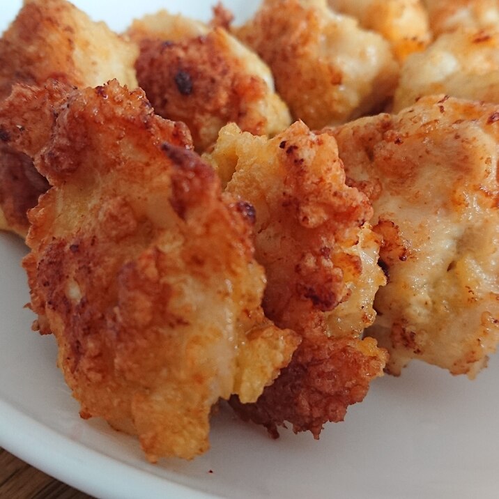 鶏胸肉の麩チキンナゲット 揚げ焼き